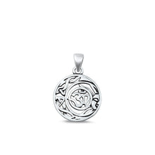 Load image into Gallery viewer, Sterling Silver Oxidized Moon, Sun, and Ohm Pendant