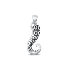 Load image into Gallery viewer, Sterling Silver Oxidized Tentacle Pendant-19.9mm