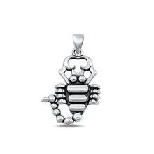 Load image into Gallery viewer, Sterling Silver Oxidized Scorpion Pendant