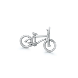 Sterling Silver Oxidized Bicycle Pendant