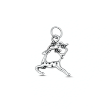 Load image into Gallery viewer, Sterling Silver Oxidized Deer Pendant