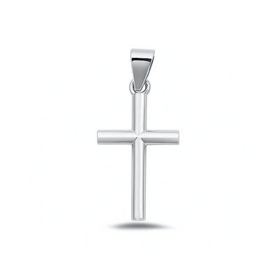 Sterling Silver Oxidized Cross Pendant