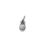 Sterling Silver Oxidized And Polished Pineapple Pendant