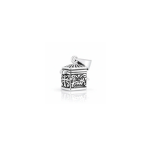 Load image into Gallery viewer, Sterling Silver Oxidized And Polished Canister Pendant