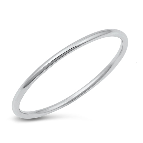 Sterling Silver Rhodium Plated Wavy Ring