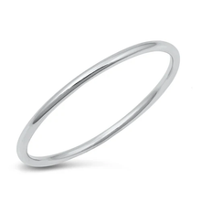 Load image into Gallery viewer, Sterling Silver Rhodium Plated Thin Band Ring