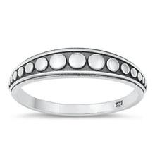 Load image into Gallery viewer, Sterling Silver Oxidized Circles Ring