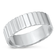 Load image into Gallery viewer, Sterling Silver Oxidized 6.9mm Ring