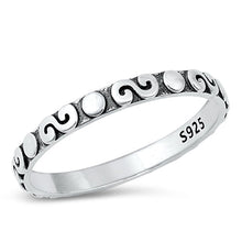 Load image into Gallery viewer, Sterling Silver Oxidized Spirals Ring