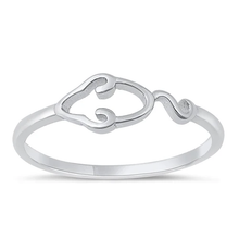 Load image into Gallery viewer, Sterling Silver Rhodium Plated Mouse Ring