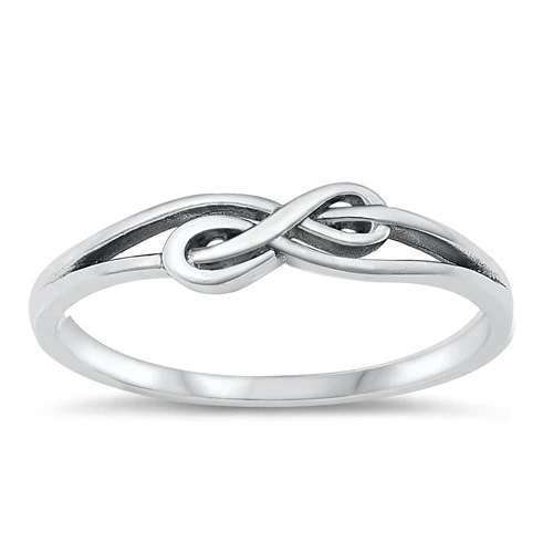 Sterling Silver Oxidized Infinity Ring