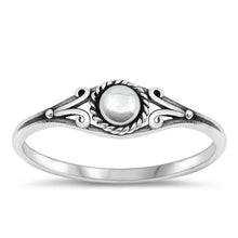 Load image into Gallery viewer, Sterling Silver Oxidized 5.4mm Bali Style Ring