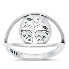 Load image into Gallery viewer, Sterling Silver Oxidized Tree Ring