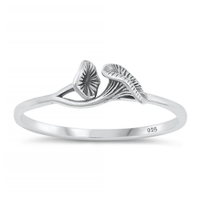 Load image into Gallery viewer, Sterling Silver Oxidized Mushrooms Ring