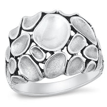 Load image into Gallery viewer, Sterling Silver Oxidized 17.5mm Ring