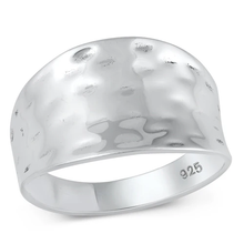 Load image into Gallery viewer, Sterling Silver Polished 14mm Ring