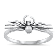 Load image into Gallery viewer, Sterling Silver Oxidized Spider Ring