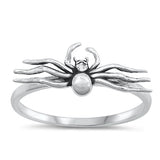 Sterling Silver Oxidized Spider Ring