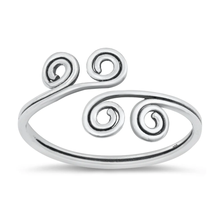 Load image into Gallery viewer, Sterling Silver Oxidized Wind Ring