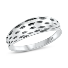 Load image into Gallery viewer, Sterling Silver Oxidized 6.5mm Ring