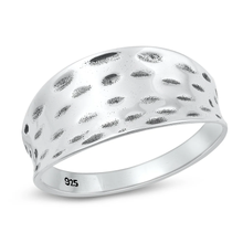 Load image into Gallery viewer, Sterling Silver Oxidized 10.5mm Ring