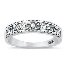 Load image into Gallery viewer, Sterling Silver Oxidized 5mm Ring