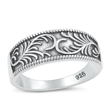 Load image into Gallery viewer, Sterling Silver Oxidized Vines Ring
