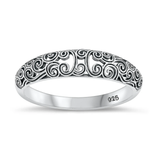 Sterling Silver Oxidized Celtic Ring
