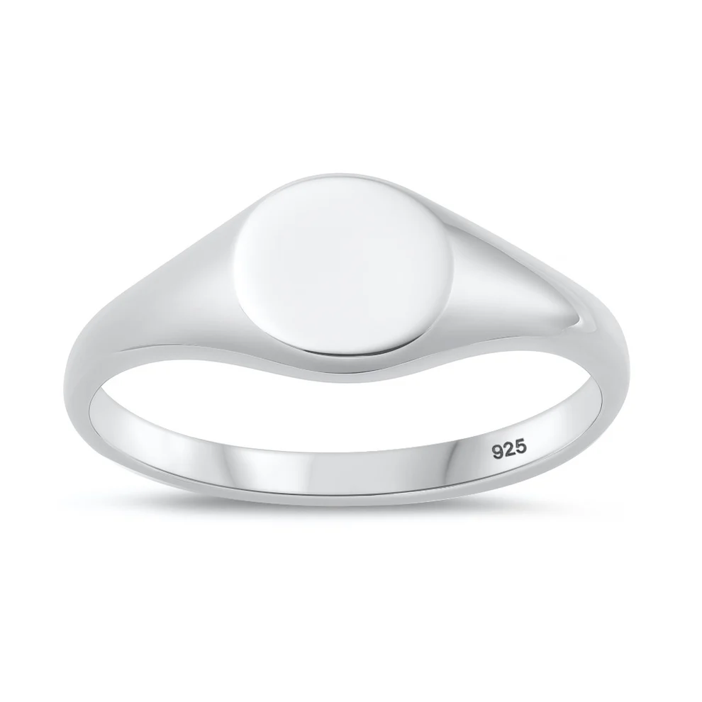 Sterling Silver Polished Signet Ring