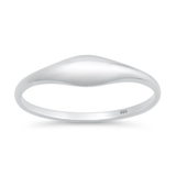 Sterling Silver Polished Dome Ring