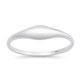 Sterling Silver Polished Dome Ring