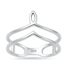 Sterling Silver Polished Light Ring