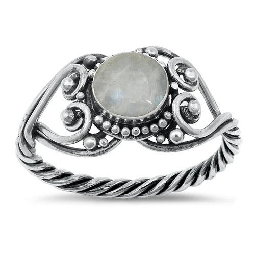 Sterling Silver Moonstone Ring