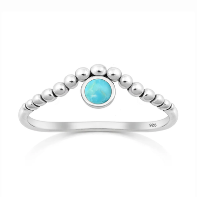 Sterling Silver Oxidized And Polished Lotus Crown Black Onyx Stone Ring