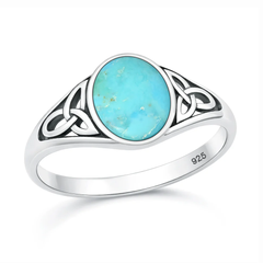 Sterling Silver Oxidized And Polished Sunburst Black Onyx Stone Ring