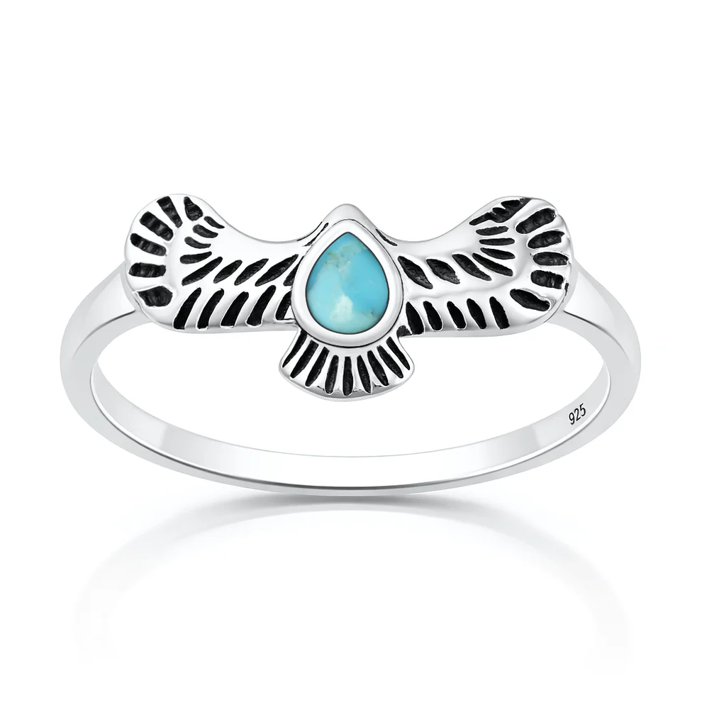 Sterling Silver Oxidized And Polished Cross Black Onyx Stone Ring