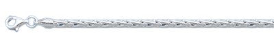 Sterling Silver Italian Chain Spiga 120-3mm Chain