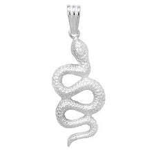 Load image into Gallery viewer, Sterling Silver Snake Pendant