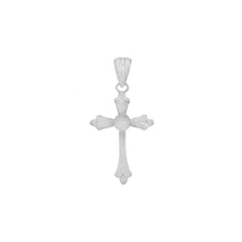 Load image into Gallery viewer, Sterling Silver Rhodium Plated Small Cross Pendant