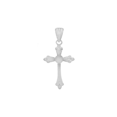 Sterling Silver Rhodium Plated Small Cross Pendant