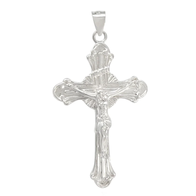 Sterling Silver Crucifix Cross Pendant