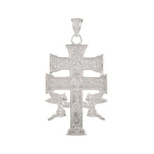 Load image into Gallery viewer, Sterling Silver Caravaca Crucifix Cross Pendant