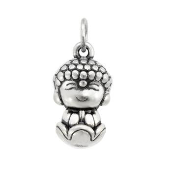 Pure Silver Baby Buddha Pendant