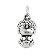 Load image into Gallery viewer, Pure Silver Baby Buddha Pendant