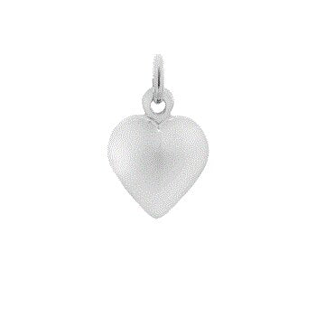 Sterling Silver Small Heart Charm Pendant