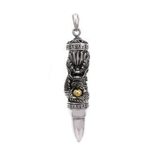 Load image into Gallery viewer, Sterling Silver Urn For Ashes Oxidized Pendant