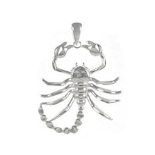 Load image into Gallery viewer, Sterling Silver Scorpion Pendant