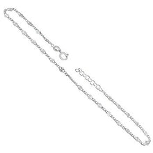 Load image into Gallery viewer, Italian Sterling Silver 3mm Curb Anklet