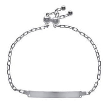 Load image into Gallery viewer, Sterling Silver Anchor DC Chain ID Bracelet