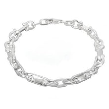 Load image into Gallery viewer, Sterling Silver Horseshoe Link Bracelet